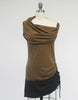Dip-Dye Carmel Cowl Tank/Mini